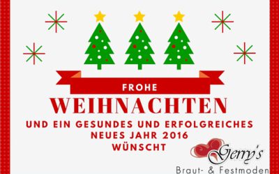 Wir wünschen unseren Kundinnen frohe Weihnachten! Öffnungszeiten