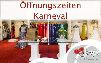 Karneval 2019 –  Öffnungszeiten