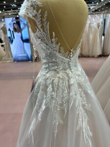 Fotos von der European Bridal Week in Essen - Hochzeitskleid Rücken