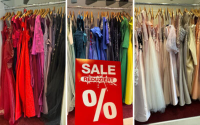 SALE bei Gerry’s Braut- und Festmoden – Traumkleider jetzt bis zu 50 % reduziert